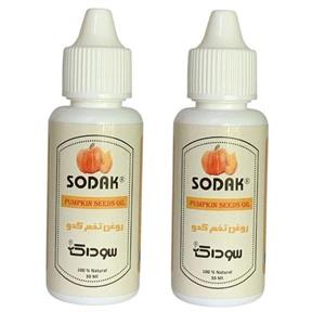 روغن صورت و بدن سوداک مدل تخم کدو  حجم 30 میلی لیتر مجموعه 2 عددی