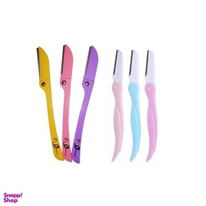 تیغ اصلاح ابرو کد 0053 به همراه تیغ یدک بسته 6 عددی