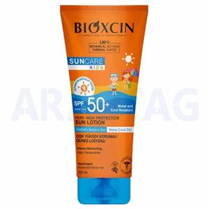 لوسیون ضد آفتاب کودک پوست حساس و خشک بیوکسین bioxcin  spf 50 حجم 200 