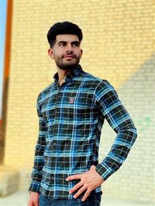 پیراهن مردانه چهارخانه GANT کد 1877