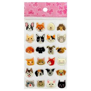 برچسب مدل  سگ و گربه کد DC -