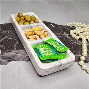 اردو خوری و رولت خوری  اردوخوری سنگ مصنوعی مدل مربع 3 تایی کد 01 -