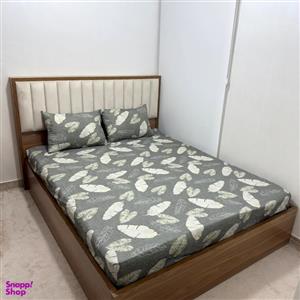 ملحفه ناتوسا مدل سلین دو نفره سایز 250x240 سانتی متر