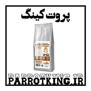 غذای خشک پرندگان زینتی آوس تروپیکن مدل تخم مرغی عسلی وزن 450 گرم