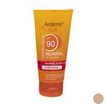 کرم ضدآفتاب رنگی SPF90 پوست معمولی و خشک بژ هلویی حجم 50 میل آردن سان