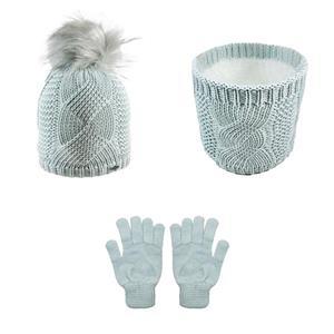 ست کلاه و شال گردن و دستکش بچگانه اندلس مدل 165003