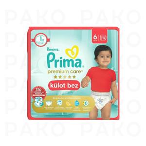 پوشک کودک پریما مدل شورتی سایز 6 بسته 28 عددی