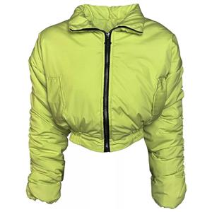 کراپ کاپشن زنانه کد 6057 رنگ سبز