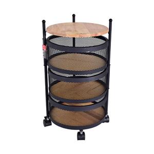 سبد سیب زمینی و پیاز مدل چرخدار کد DH2956