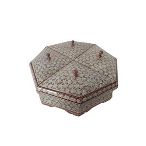 شکلات خوری خاتم کاری مدل هشت گوش کد 246 -