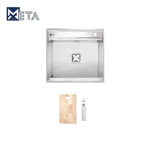 سینک ظرفشویی استیل متا مدل M52.5S  توکار