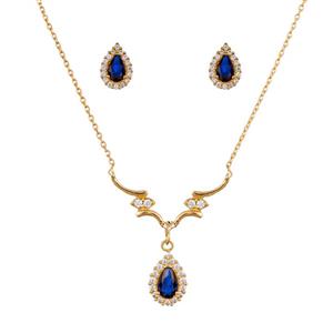 نیم ست طلا 18 عیار زنانه جواهری سون مدل 2784 Seven Jewelry 2784 18k Gold Half Set For Women