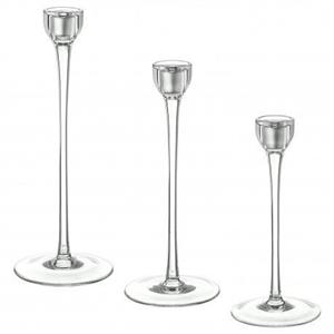 شمعدان ایکیا مدل Blomster کد 90167439 بسته 3 عددی IKEA Blomster Pack of 3 Candlestick