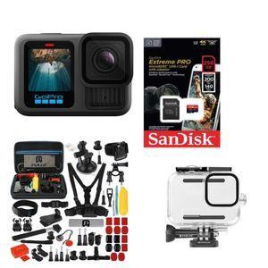 دوربین فیلم برداری ورزشی گوپرو مدل GO PRO HERO13  به همراه لوازم جانبی