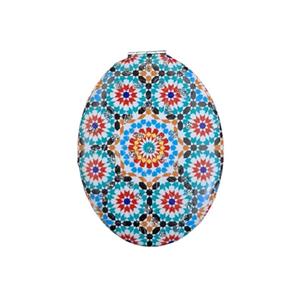 آینه جیبی مدل بیضی طرح سنتی