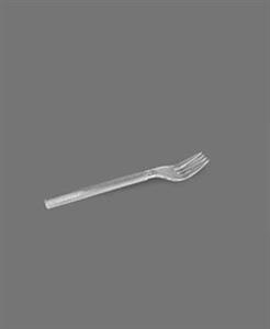 چنگال یکبار مصرف شفاف طب پلاستیک