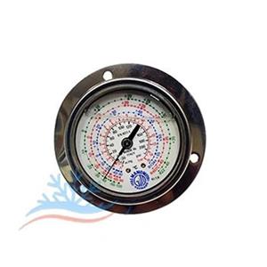 گیج روغنی فشار ایتال مانومتر ایتالیا 260PSI مخصوص گاز R22 و R407 و R134