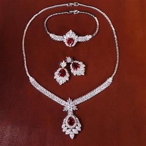 سرویس طرح یاقوت سرخ زنانه کد 21283