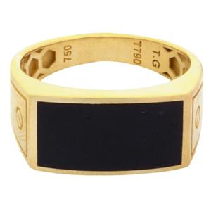 انگشتر طلا 18 عیار مردانه طلای مستجابی مدل اونیکس T790 کد 62 -