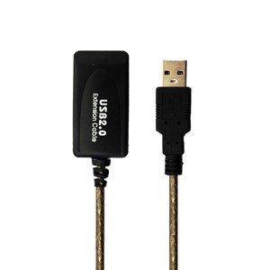 کابل افزایش طول USB2.0 وی نت مدل V-CUE20300 طول 30 متر -