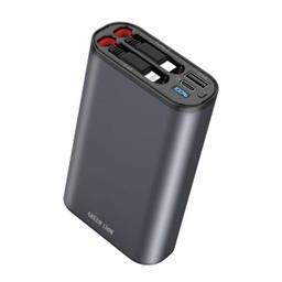 پاوربانک گرین لاین مدل Retractable ظرفیت 10000 میلی آمپر ساعت