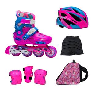 اسکیت کفشی کالاری مدل X1 سایز 39-36 به همراه کلاه و لوازم ایمنی و کیف اسکیت