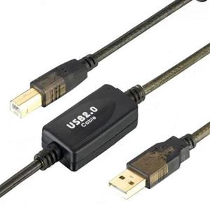 کابل پرینتر USB 2.0 برد دار سیما متراژ 30 متر