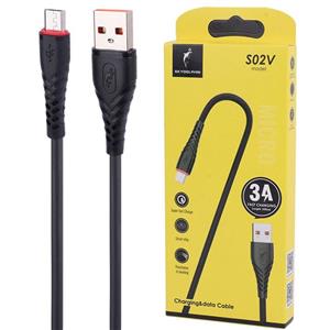 کابل میکرو یو اس بی فست شارژ Sky Dolphin S02V 3A 1m