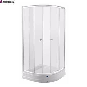 کابین دوش با زیردوشی سنی پلاستیک مدل وینسنت سایز 200*90*90