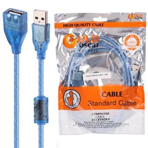 کابل افزایش طول Gold Oscar USB 1.5m شیلد دار 