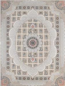 فرش 700 شانه نقشه مانلی زمینه بژ