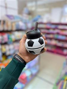 قمقمه سیلیکونی تاشو طرح فوتبال کد 677