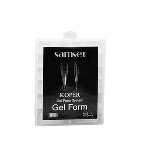 قالب کاشت ناخن کوپر مدل سام ست بادامی بسته 120 عددی