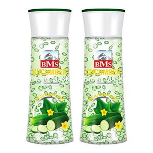 ماسک صورت بی ام اس مدل Cucumber حجم 160 میلی لیتر مجموعه 2 عددی