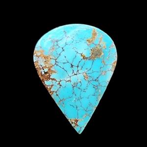 سنگ فیروزه نیشابور مدل اشکی کد 885 -