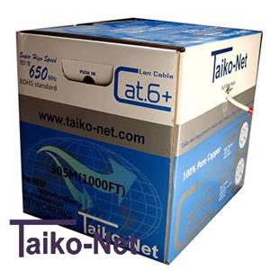 کابل شبکه تایکونت TAIKO-NET ساخت تایوان CAT6 PLUS FTP حلقه 305 متری