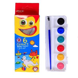 آبرنگ 6 رنگ مدل آریا کد 1010