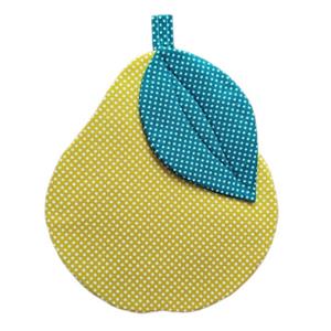 دستگیره قابلمه مدل میوه ای طرح گلابی مجموعه دو عددی