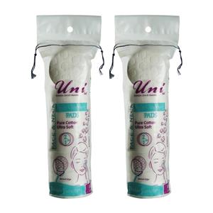 پد آرایشی یونی لد مدل Ultra Soft دو بسته 80 عددی