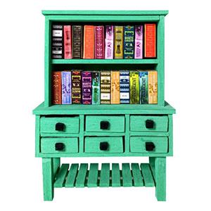 ماکت کمد  و کتاب مدل مینیاتوری