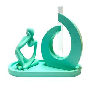 ست گلدان و مجسمه بتنی کد 1026 به همراه سینی