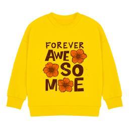 سویشرت دخترانه مدل A103 SO رنگ زرد