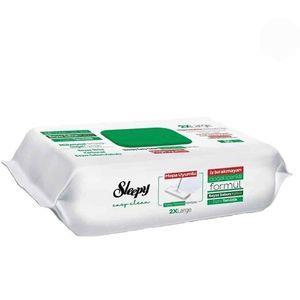 دستمال مرطوب تمیزکننده سطوح اسلیپی مدل 002 بسته 100 عددی