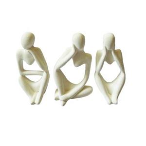تندیس مدل پرتره تفکر مجموعه 3 عددی
