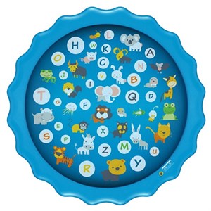 تشک بازی سمید مدل واتر مت فواره دار طرح حیوانات و حروف انگلیسی
