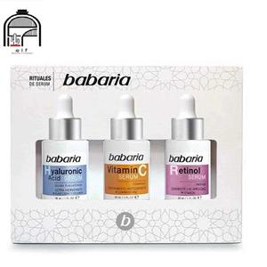 ست سرم 3 عددی باباریا Hyaluronic Acid ، Vitamin C، Retinol