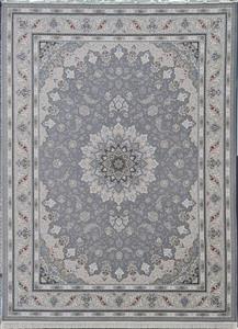 فرش 1200 شانه نقشه ماهان زمینه ترمه ای