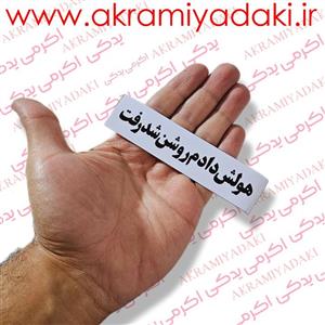 برچسب نوشته هولش دادم روشن شدرفت کد 4309211