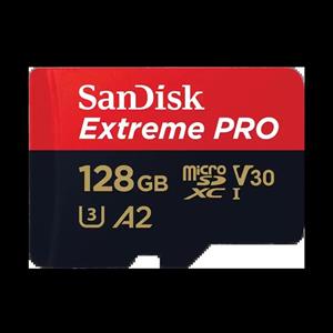 کارت حافظه microSDXC سن دیسک مدل Extreme Pro کلاس V30 استاندارد UHS-I سرعت 200MBps ظرفیت 128 گیگابایت