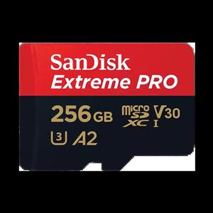 کارت حافظه microSDXC سن دیسک مدل Extreme Pro کلاس V30 استاندارد UHS-I سرعت 200MBps ظرفیت 256 گیگابایت